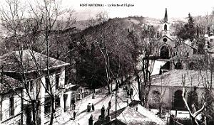 Fort-National - Eglise et Poste